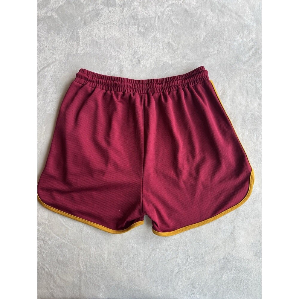 Raskol Apparel Retro Classic Shorts Burgundy Maroon Gold Men’s Size Large L